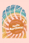 Pacific Northwest - Chalk Art - Sunburst