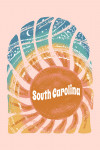 South Carolina - Chalk Art - Sunburst