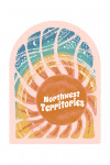 Northwest Territories - Chalk Art - Sunburst - Contour
