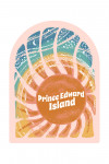 Prince Edward Island - Chalk Art - Sunburst - Contour
