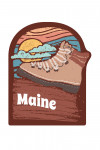 Maine - Chalk Art - Hiking Outdoors - Contour