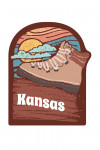 Kansas - Chalk Art - Hiking Outdoors - Contour