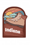 Indiana - Chalk Art - Hiking Outdoors - Contour