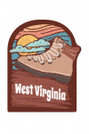 West Virginia - Chalk Art - Hiking Outdoors - Contour