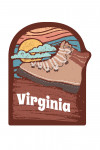Virginia - Chalk Art - Hiking Outdoors - Contour