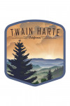 Twain Harte, California - Lithography - Mountains - Contour