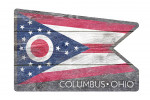 Columbus, Ohio - Rustic State Flag - Contour