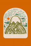 Boho Colorblock - Mountain Peak