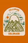 Telluride, Colorado - Boho Colorblock - Mountain Peak