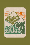Boho Colorblock - Mountain Range