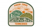 Pigeon Forge, Tennessee - Boho Colorblock - Rolling Hills - Contour