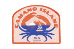 Camano Island, Washington - Dockside Series - Crab - Contour