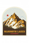 Mammoth Lakes, California - Vintage Linework - Mountain Peak - Contour