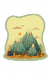 Storybook - Mountain Range - Contour