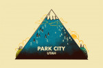 Park City, Utah - Midcentury - Mountain Peak