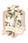 Richmond Hill, Georgia - Vintage Flora - Dogwood - Contour