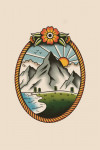 American Traditional - Mountain Range