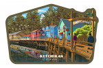Ketchikan, Alaska - Painterly - Creek Street - Contour