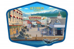 Ketchikan, Alaska - Lithograph - Main Street - Welcome Sign - Lithograph - Contour