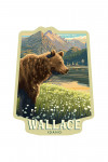 Wallace, Idaho - Painterly - Grizzly - Contour