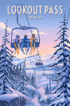 Lookout Pass, Idaho - Ski/Snow/Winter Series - Chill on the Uphill - Ski Lift