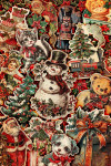 Vintage Christmas & Snowman