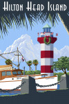 Hilton Head Island, South Carolina - Harbour Town Lighthouse - Christmas