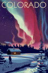 Colorado - Northern Lights & Cabin