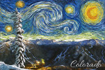 Colorado - Mountain - Starry Night