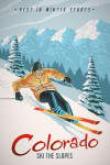 Colorado - Ski The Slopes - Downhill Snow Skier