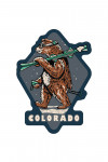 Colorado - Ski Brown Bear - Contour