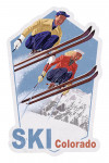 Colorado - Vintage Skiers - Contour