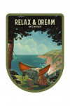 Michigan - Relax & Dream - Coastal Series - Hammock on Beach - Contour
