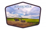 Sugarcreek, Ohio - Amish Farmer & Hot Air Balloons - Contour