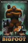 Blowing Rock, North Carolina - Respect Our Wildlife - Bigfoot