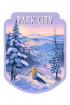 Park City, Utah - Ski / Snow / Winter Series - Ski For Miles - Skiing - Contour