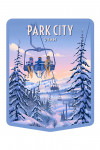 Park City, Utah - Ski / Snow / Winter Series - Chill on the Uphill - Ski Lift - Contour