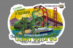San Francisco, California - The Giant Octopus - B Movie Poster - Contour