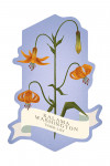 Kalama, Washington - Vintage Flora - Tiger Lily - Contour