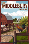 Middlebury, Indiana - Enjoy Middlebury - Barnyard Scene