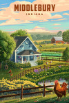Middlebury, Indiana - Lithograph - Farm Life