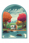 Middlebury, Indiana - At Home Anywhere - Camper in Fall Colors - Contour