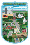 Middlebury, Indiana - Retro Countryside - Contour