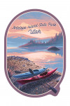 Antelope Island State Park, Utah - Get Outside Series - Glossy Sunrise - Kayak - Contour