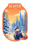 Beaver, Utah - Ski/Snow/Winter Series - Born to Braaap! - Snowmobile - Contour