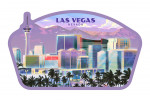 Las Vegas, Nevada - Lithograph City Series - Contour