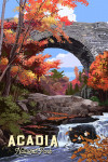 Acadia National Park, Maine - Painterly - Stone Bridge In Fall