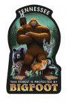 Tennessee - Bigfoot - Respect our Wildlife - COntour