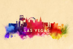 Las Vegas, Nevada - Skyline Abstract