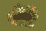 Boho Colorblock - Bigfoot Tracks